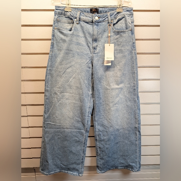 Quince Bella Stretch Wide Leg Jeans Size 32 NWT - Picture 2 of 7